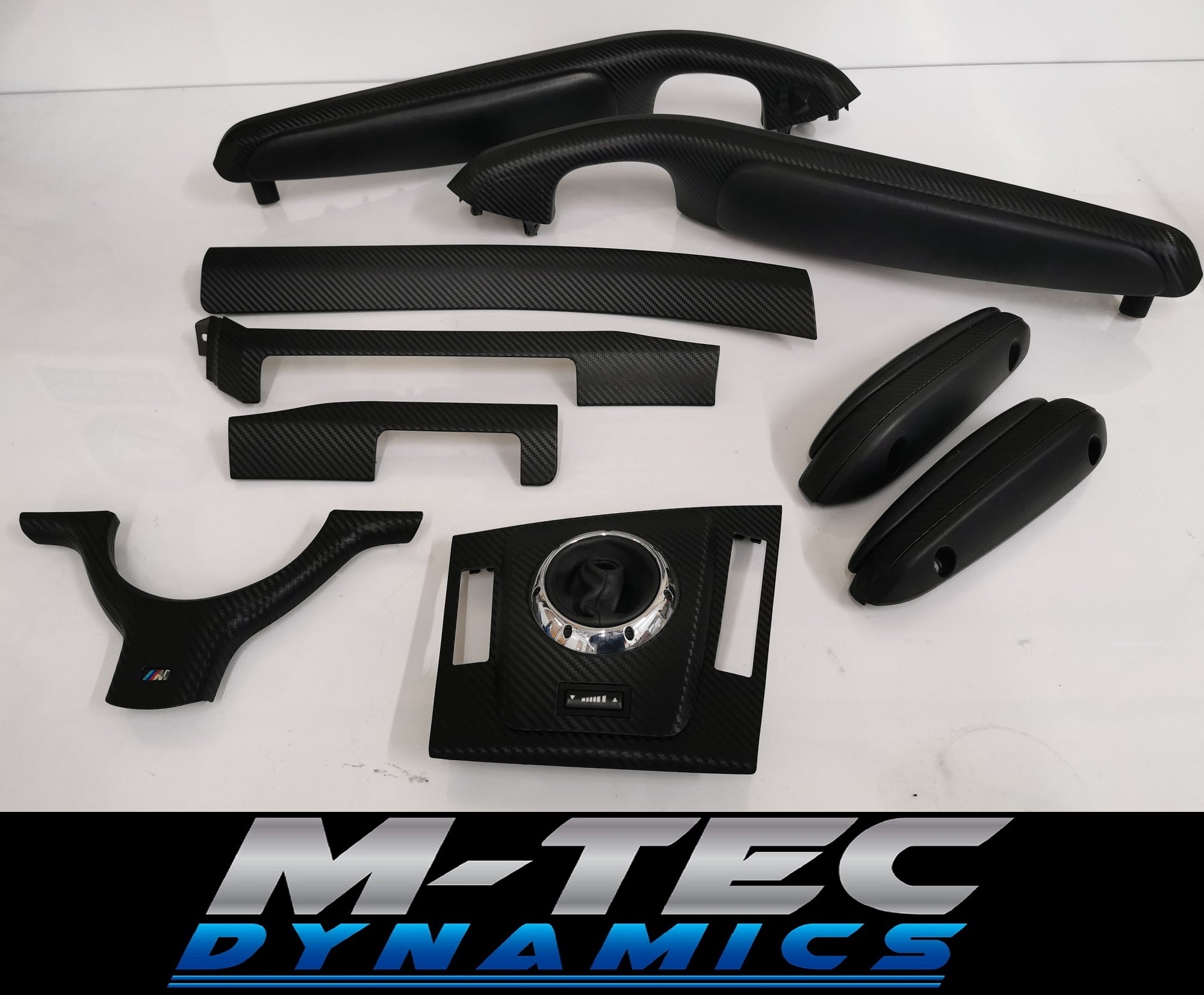 BMW E46 M3 SMG CONVERTIBLE 3D BLACK CARBON COMPLETE TRIM SET